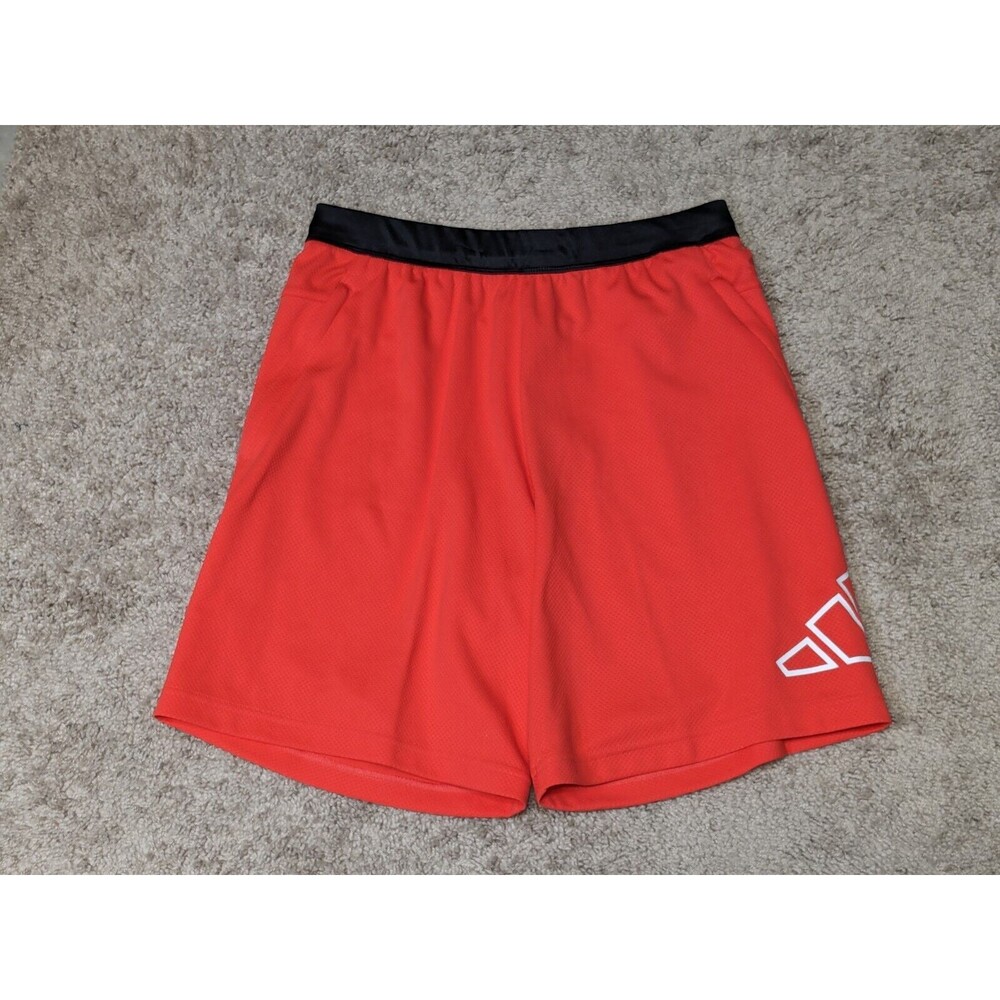 Adidas M Axis BRD Knit Training Shorts Bright Red (HZ3358) Men's Size Medium NWT